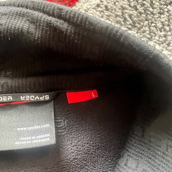 Spyder Men’s Speed Stretch Charcoal Gray Zip Up Jacket - Picture 4 of 6